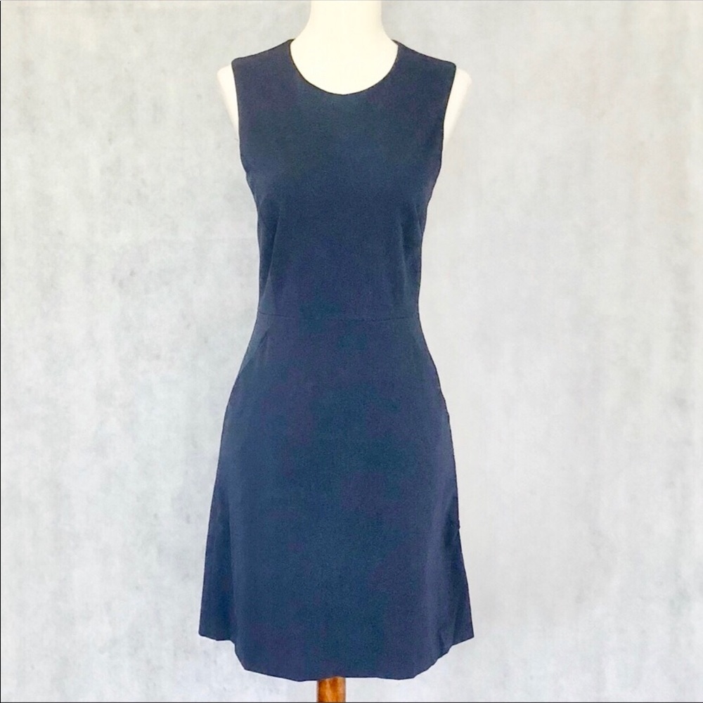 Theory Navy Sleeveless Dress